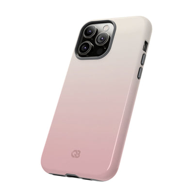 Pink Tough Phone Case for iPhone - Frosted Blush Horizon