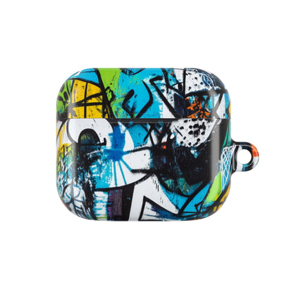 Bold Shapes Blauw - AirPods Case