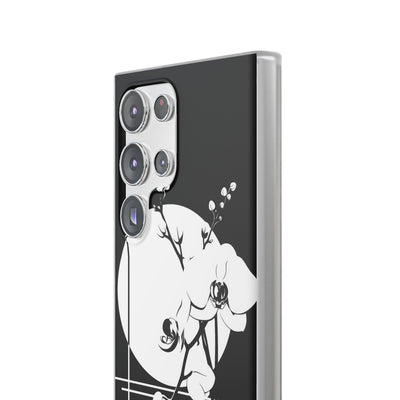 Black Lite Phone Case for Samsung - Lunar Orchid Grid