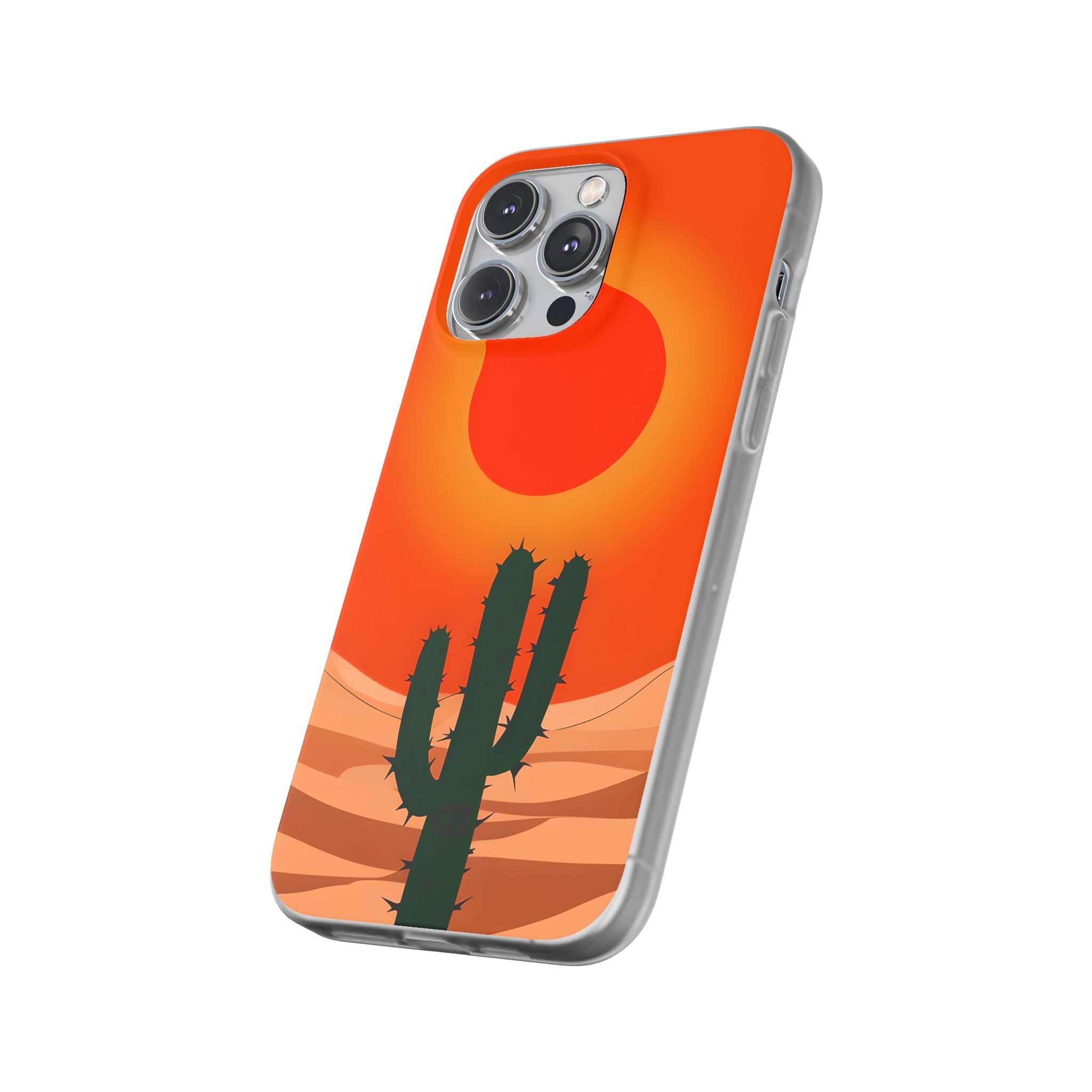 Scorched Saguaro Sunset · Soft Phone Case for iPhone