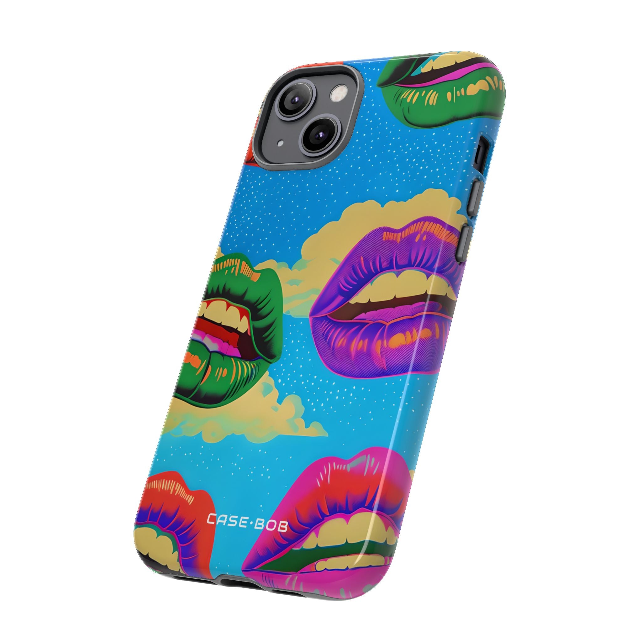 Bunte Lipscape iPhone 14 Plus Case - Tough