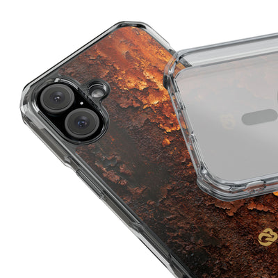 Orange Impact MagSafe Phone Case for iPhone - Oxidized Iron Crust