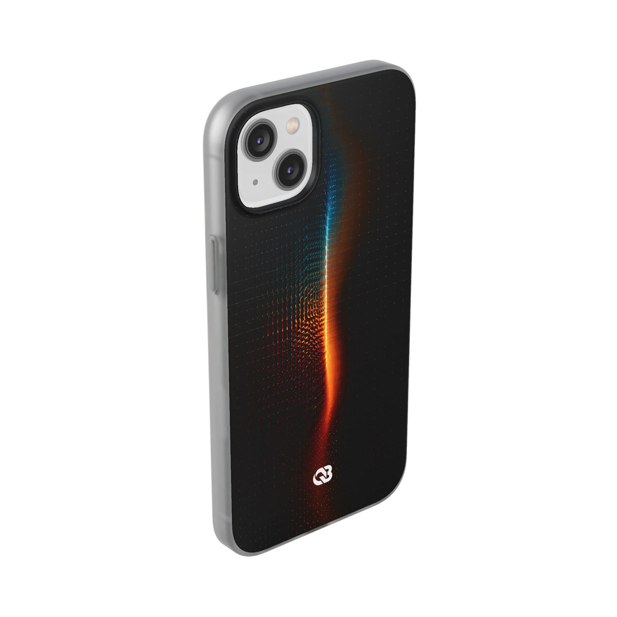 Luminous Refraction Grid · Lite Phone Case for iPhone ·  Black