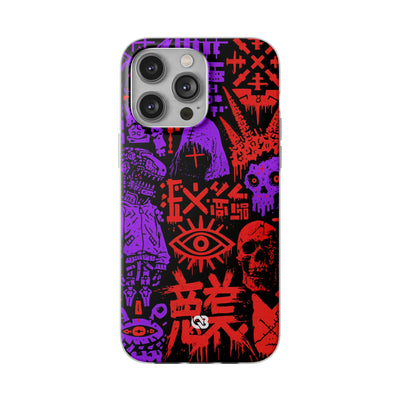 Underground Cyber Glyphs · Lite Phone Case for iPhone ·  Black
