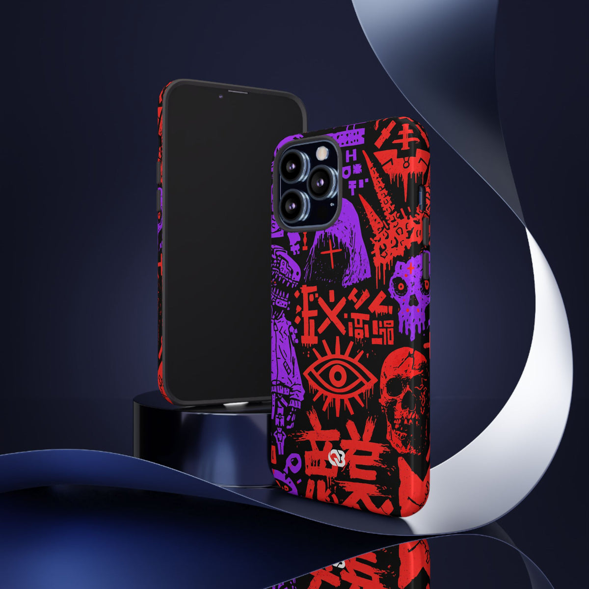 Underground Cyber Glyphs · Tough Phone Case for iPhone · Black
