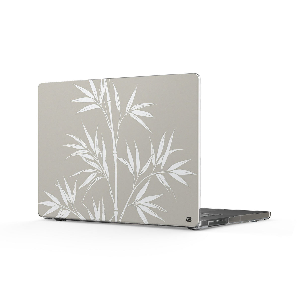 Serene Bamboo · Clear Hard Case for MacBook · Beige