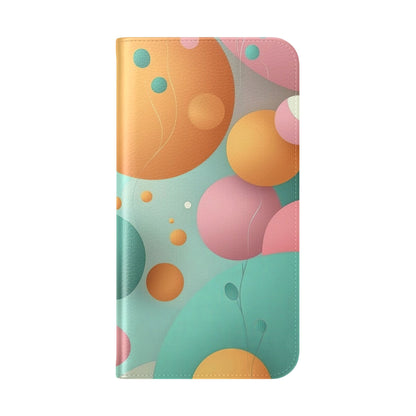 Pastel Circles Flow - iPhone 15 Plus Case - Wallet