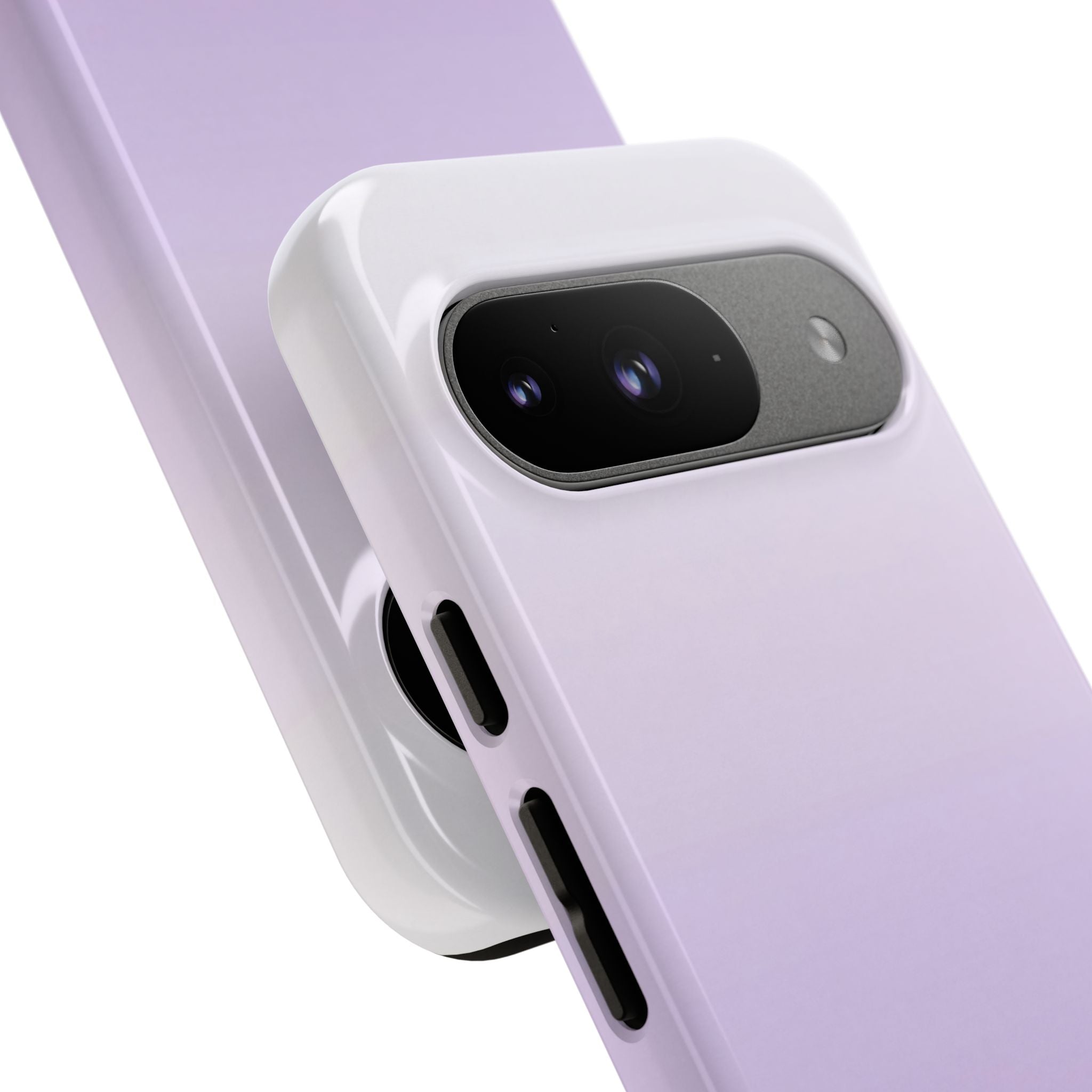 Purple Tough Phone Case for Google Pixel - Frosted Lavender Fade