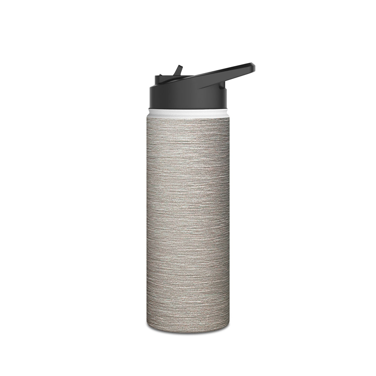 Brushed Silver Alloy · Insulated Water Bottle · Silver