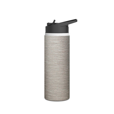Brushed Silver Alloy · Insulated Water Bottle · Silver