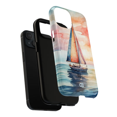 Crimson Horizon Sail · Tough+ Phone Case for iPhone · Magsafe