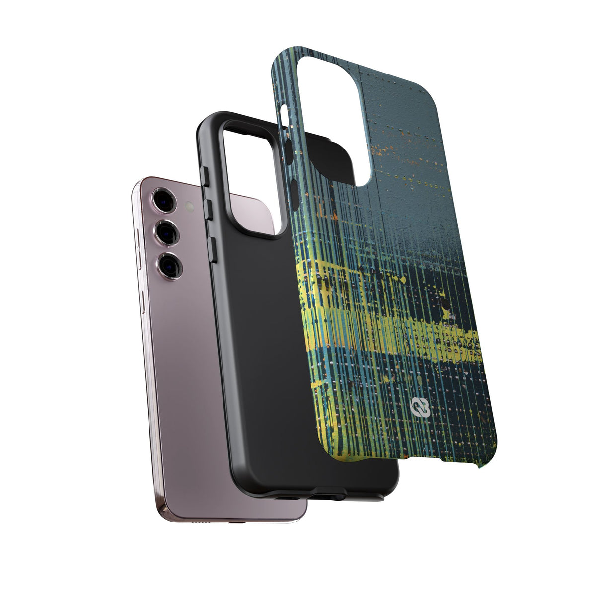 Acid Raster Circuit · Tough Phone Case for Samsung · Teal