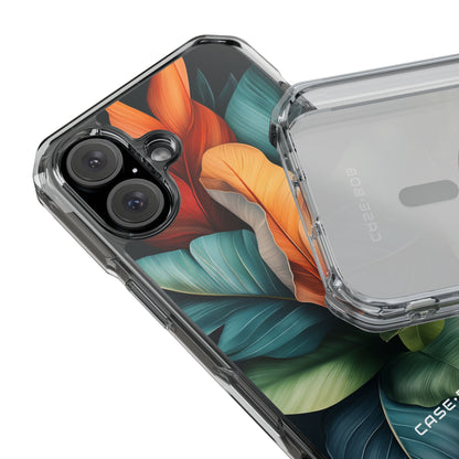 Tropical Leafburst iPhone 16 Case - Impact