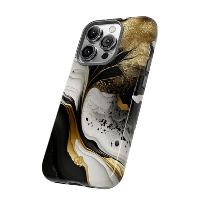 Molten Onyx Gold · Tough Etui na telefon dla iPhone