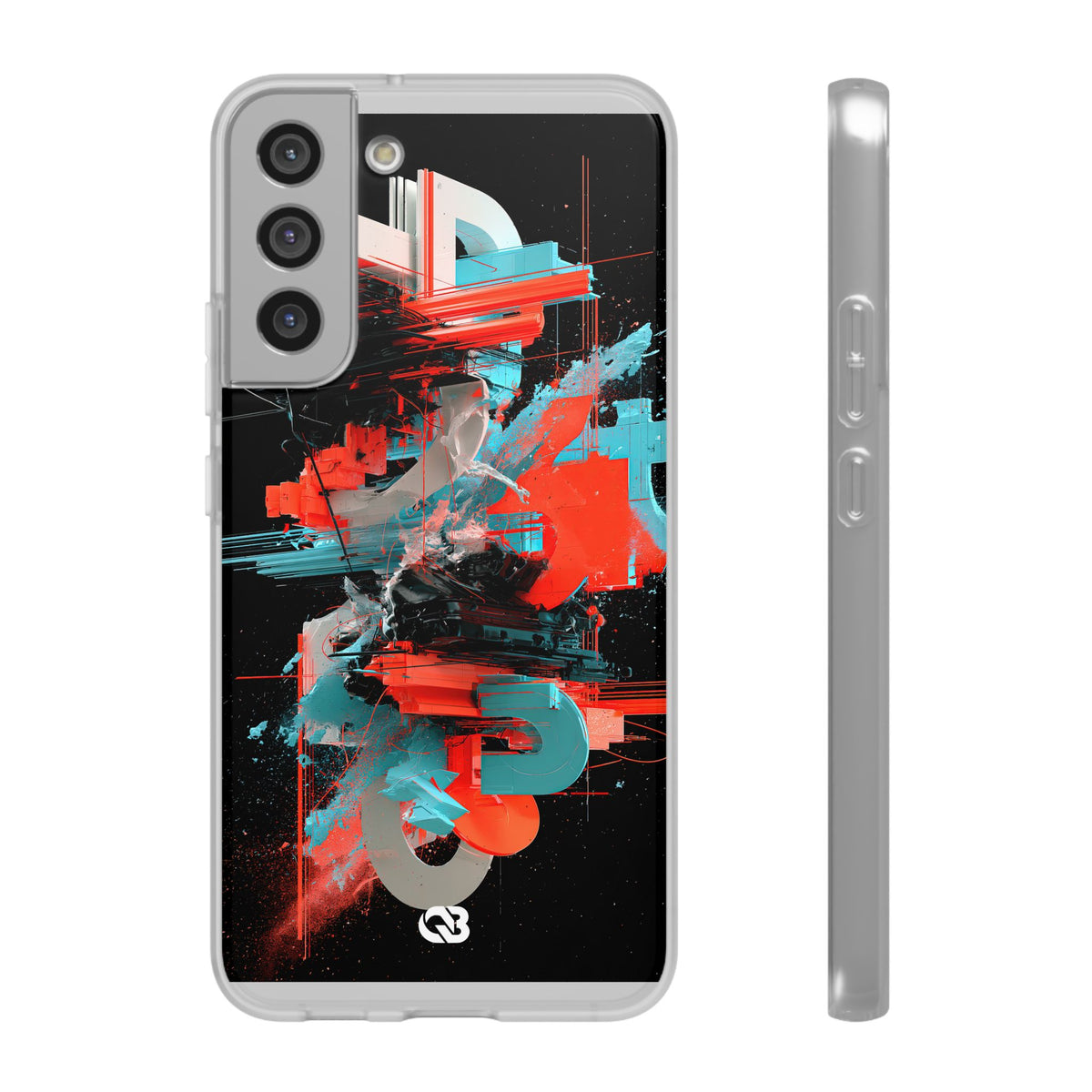 Fragmented Cyber Core · Lite Phone Case for Samsung · Black