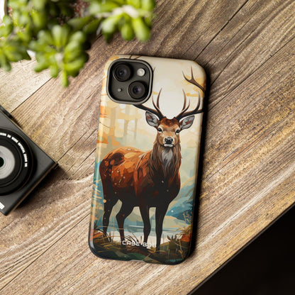 Glowing Stag iPhone 15 Plus Case - Tough - CASE•BOB