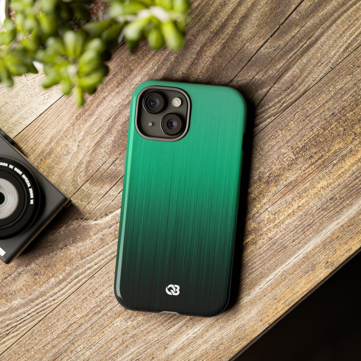 Emerald Cascade · Tough Phone Case for iPhone · Green