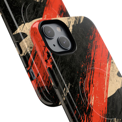 Urban Slash Camo · Tough 2.0 Magnetic Phone Case for iPhone · Black
