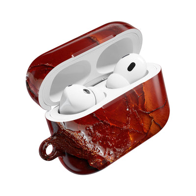 Amber Embrace · Hard Case for AirPods & AirPods Pro · Brown