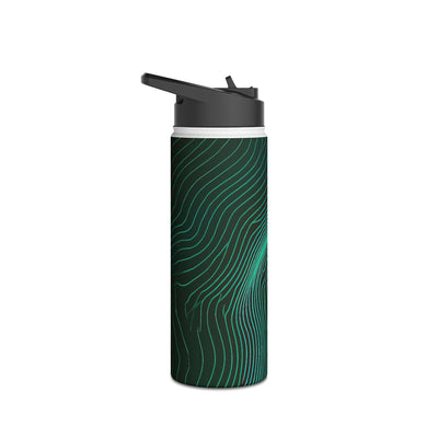 Emerald Topo Ridge · Insulated Water Bottle · Green