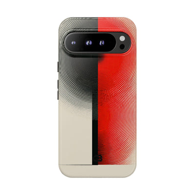 Red Tough Phone Case for Google Pixel - Split Signal Red