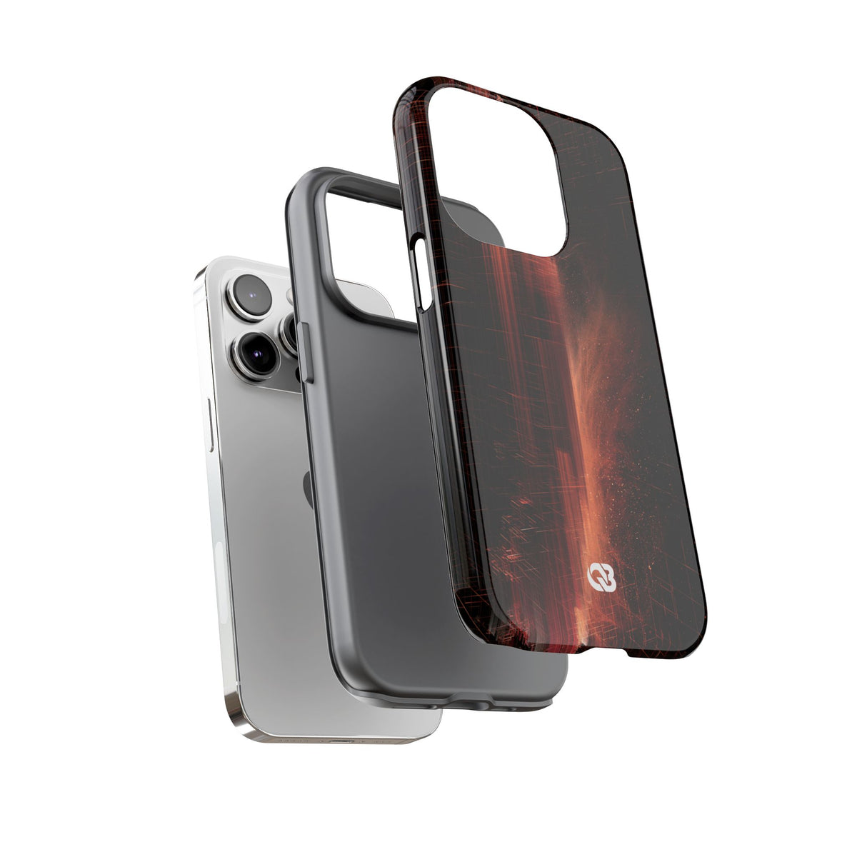 Luminous Monolith · Tough Phone Case for iPhone · Black