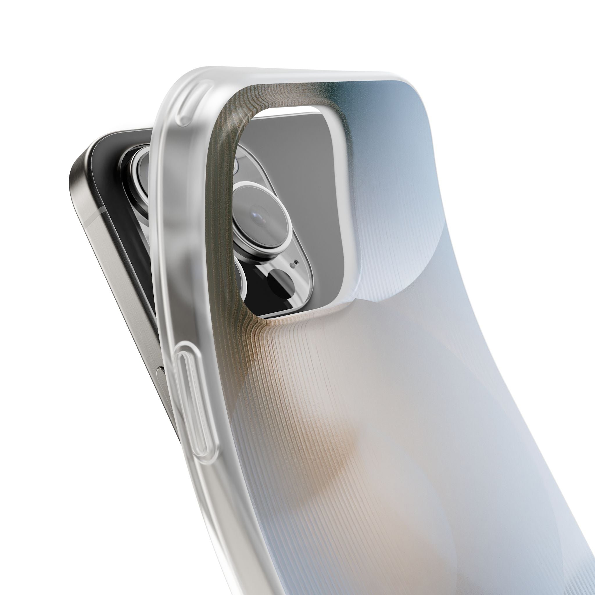 White Lite Phone Case for iPhone - Frosted Ribbed Sphere