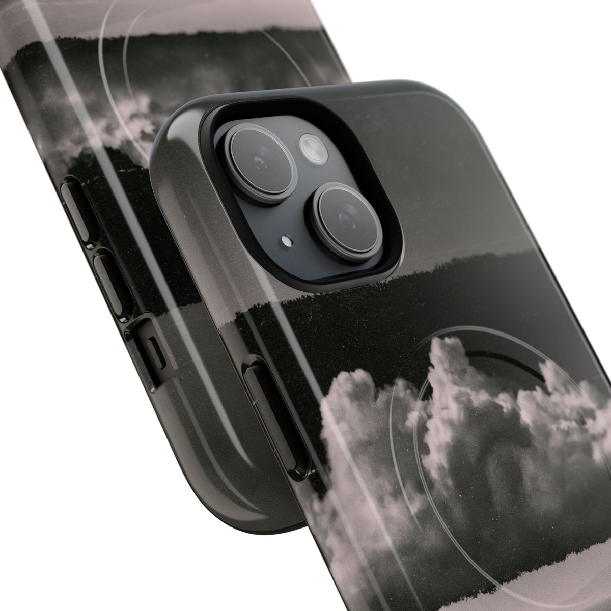 Crimson Horizon · Tough 2.0 Magnetic Phone Case for iPhone · Black