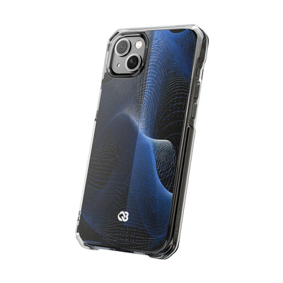 Blue Impact MagSafe Phone Case for iPhone - Electric Blue Flux
