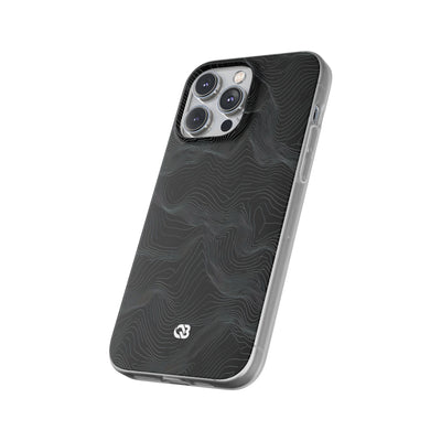 Obsidian Contour Elevation · Lite Phone Case for iPhone ·  Black