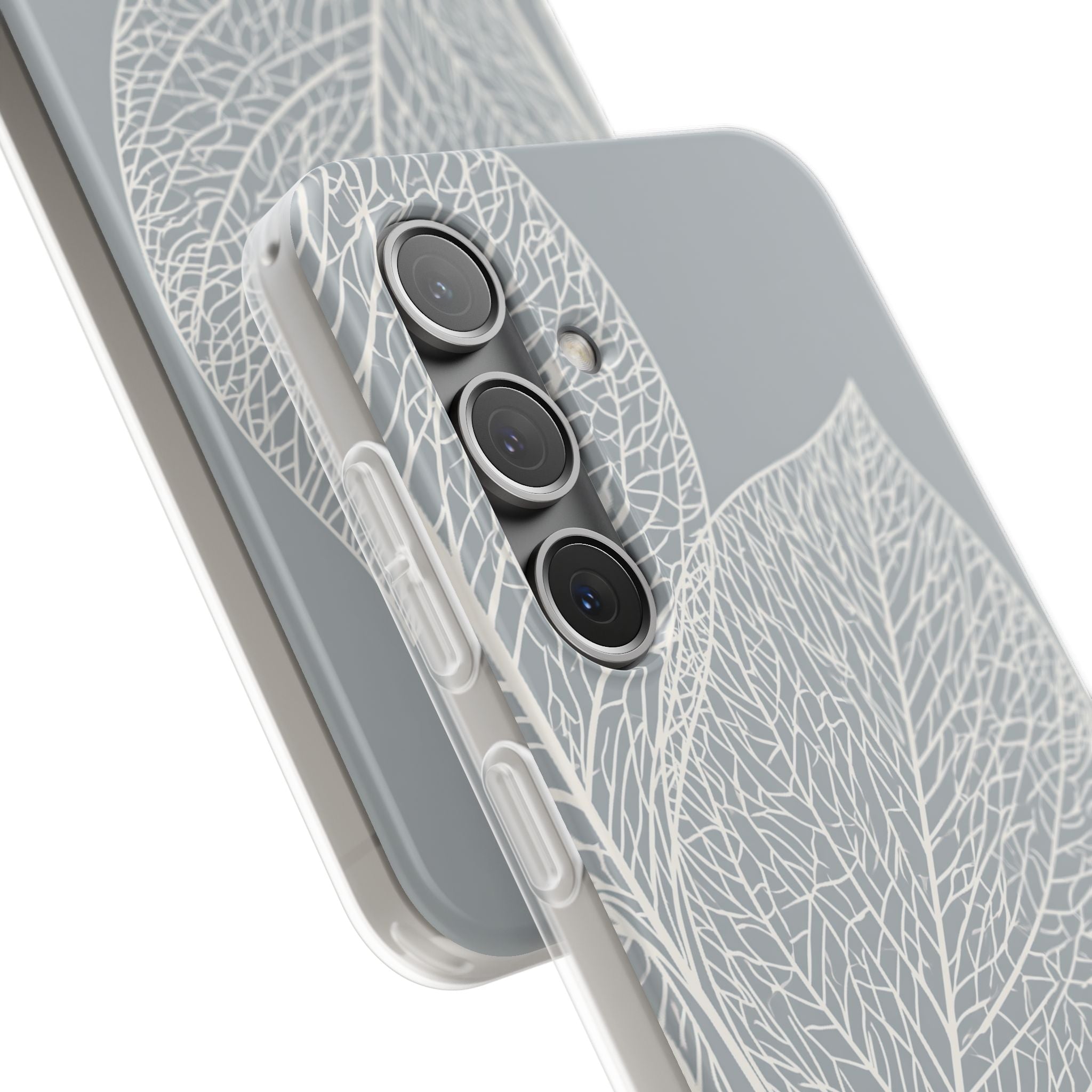 Grey Lite Phone Case for Samsung - Frosted Ash Veins