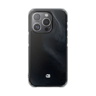 Black Impact MagSafe Phone Case for iPhone - Obsidian Ridge Flux