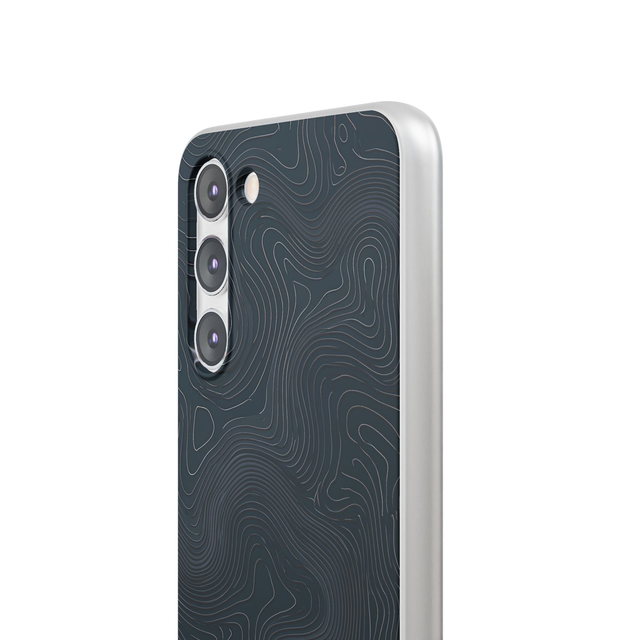 Black Lite Phone Case for Samsung - Obsidian Ridge Topo