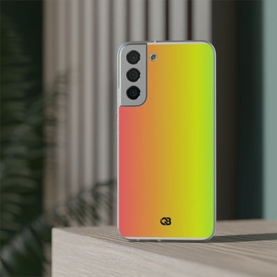 Sunset Acid Glow · Soft Custodia per Samsung