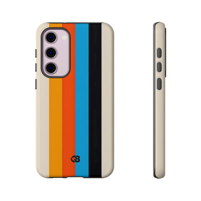 Retro Racing Stripes · Tough Custodia per Samsung