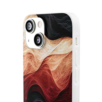 Ember Wave Dispersion · Lite Phone Case for iPhone ·  Red