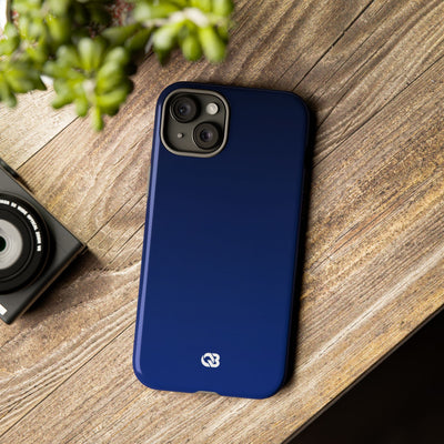 Blue Tough Phone Case for iPhone - Midnight Cobalt Fade