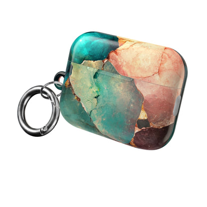 Fractured Gemstone Teal - AirPods Case