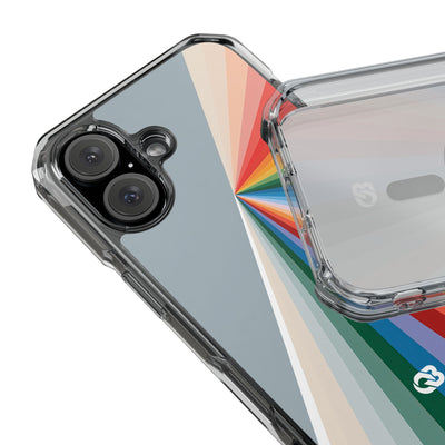 Grey Impact MagSafe Phone Case for iPhone - Slate Prism Burst