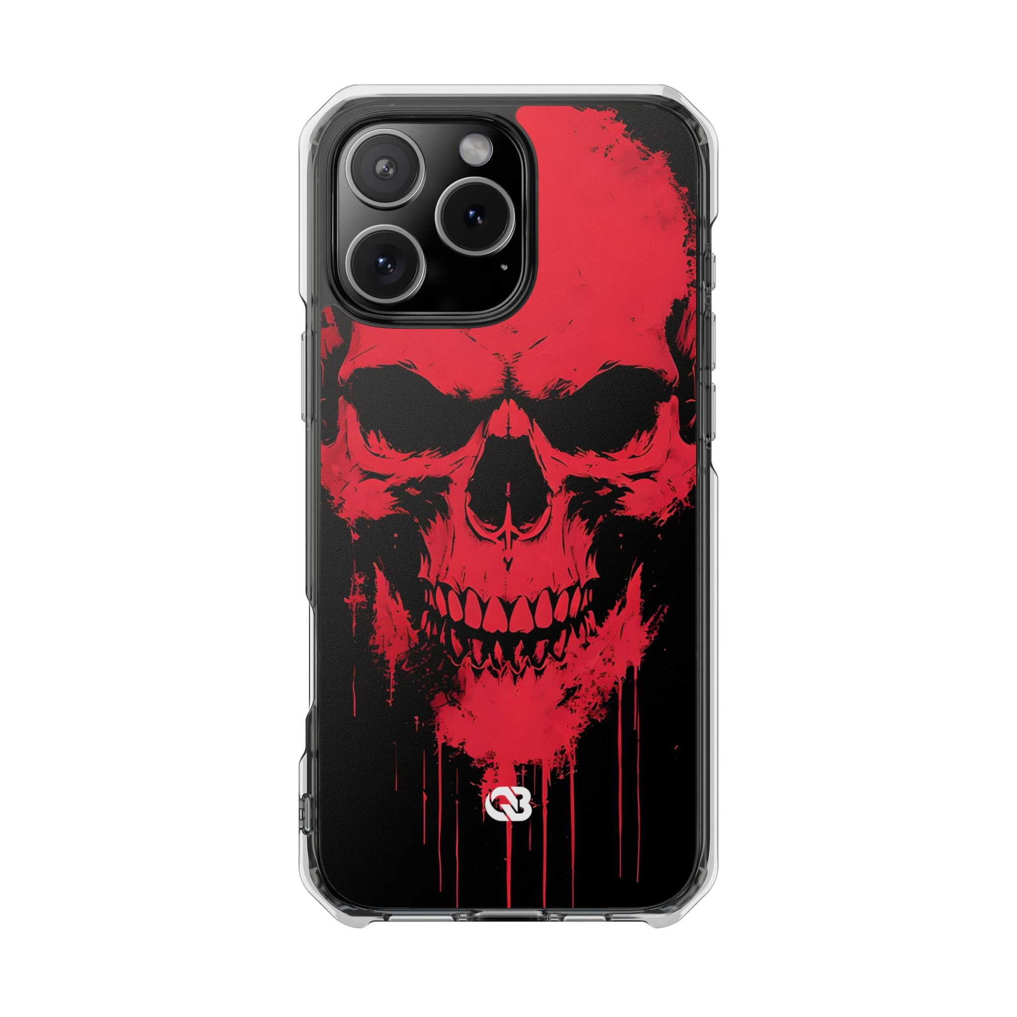 Crimson Street Skull · Impact Phone Case for iPhone · Magsafe