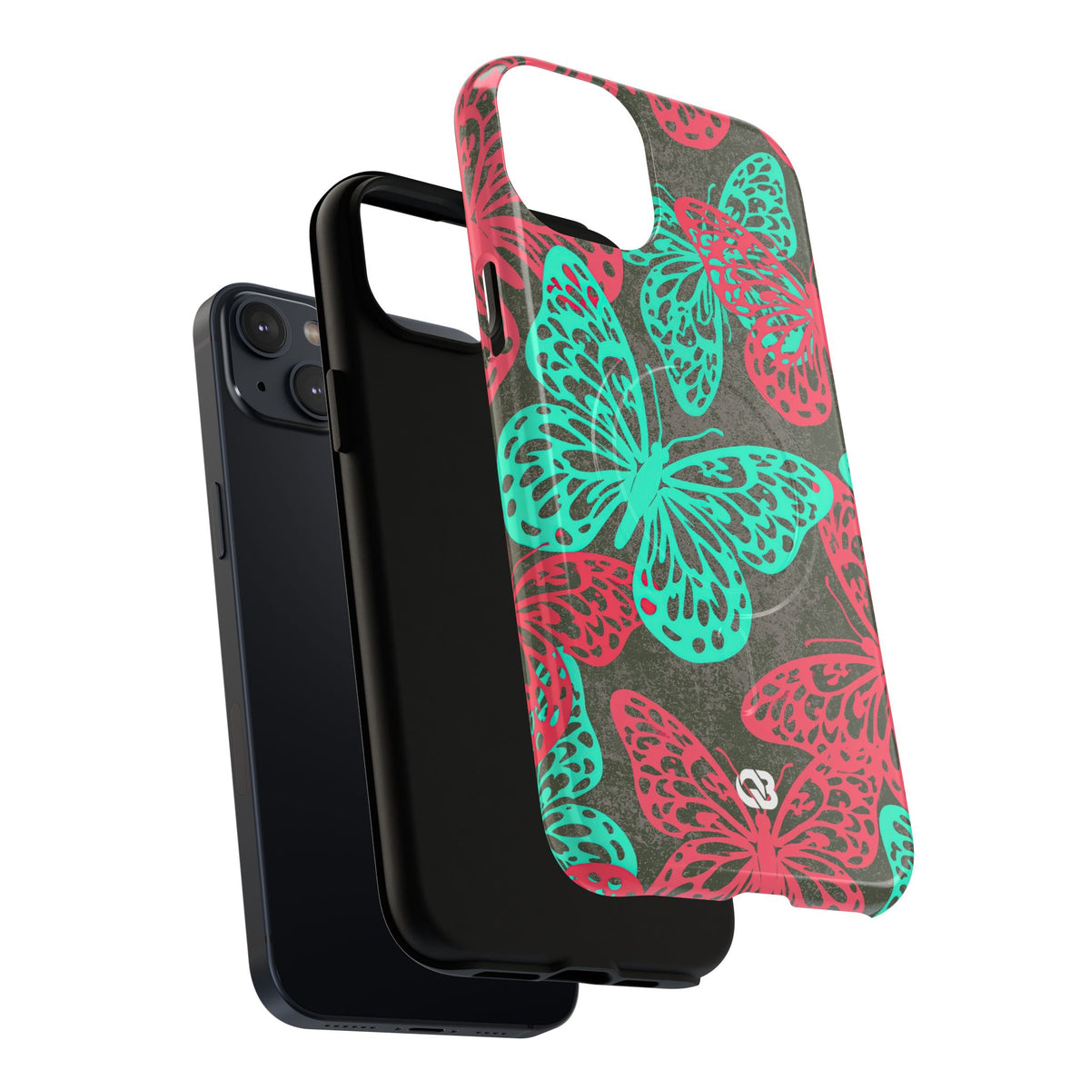 Electric Papillon · Tough 2.0 Magnetic Phone Case for iPhone · Pink