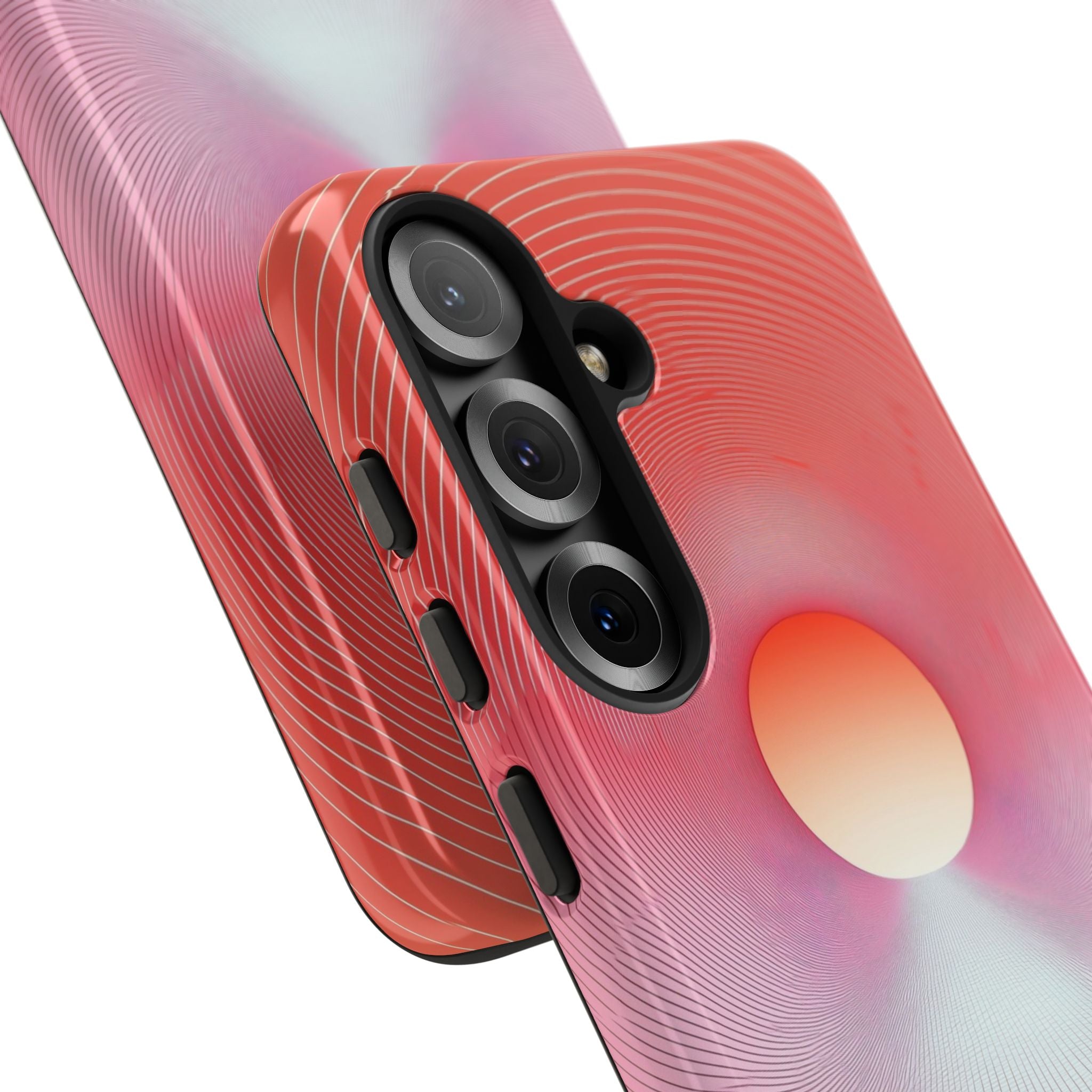 Orange Portal Samsung S25 Case - Tough