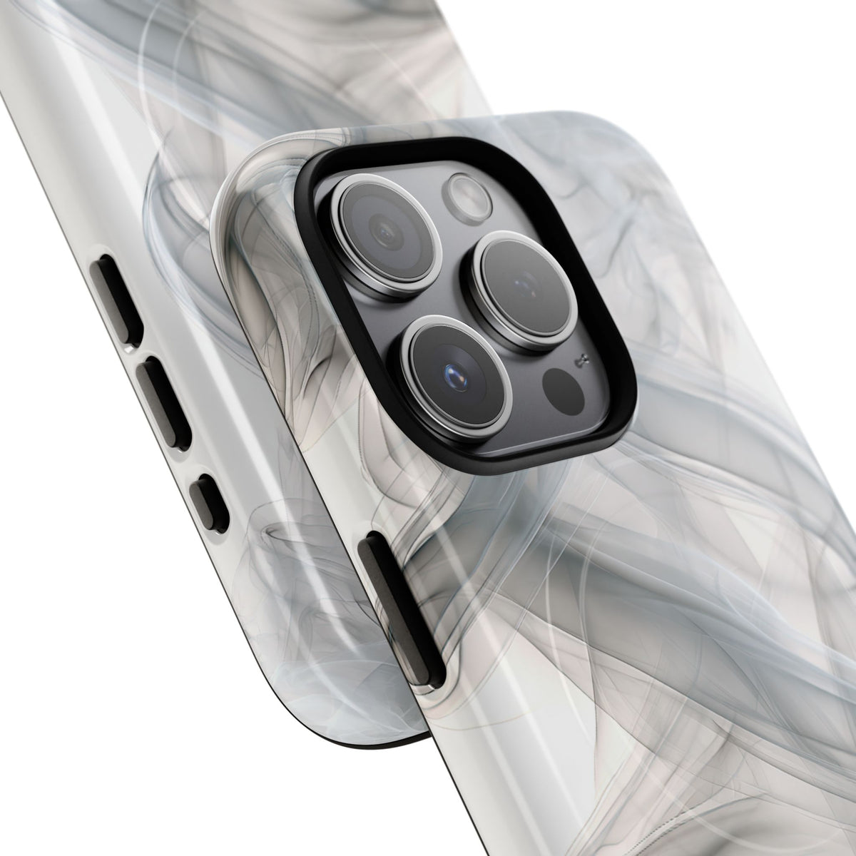 Vapor Noir · Tough 2.0 Magnetic Phone Case for iPhone · White
