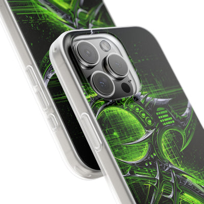 Cyber Sigil Grid · Lite Phone Case for iPhone ·  Green