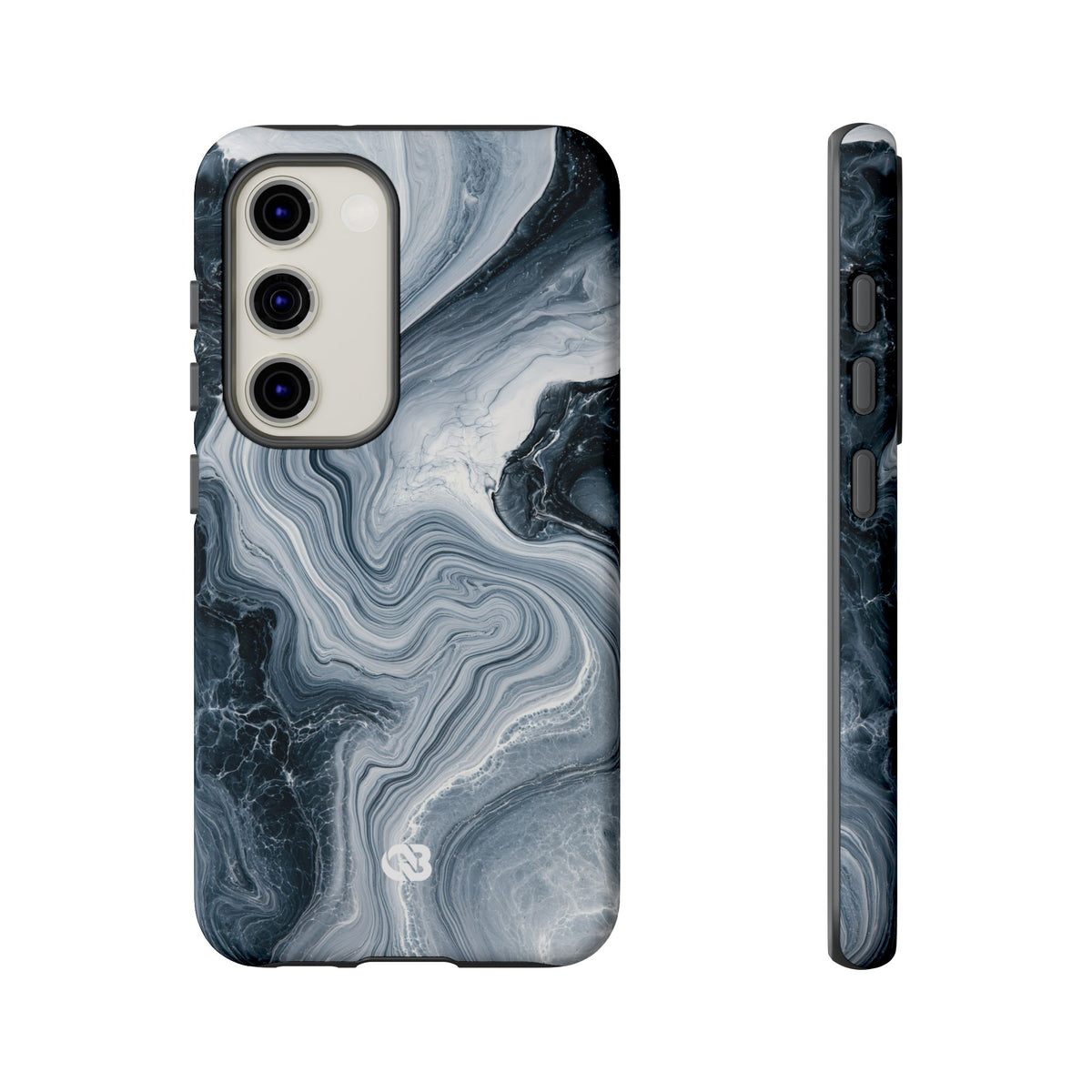 Suminagashi Ink Flow · Tough Phone Case for Samsung · Grey