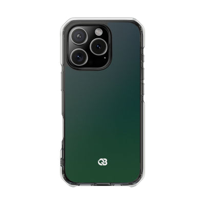 Deep Forest Nocturne · Clear Impact Magnetic Phone Case for iPhone · Green