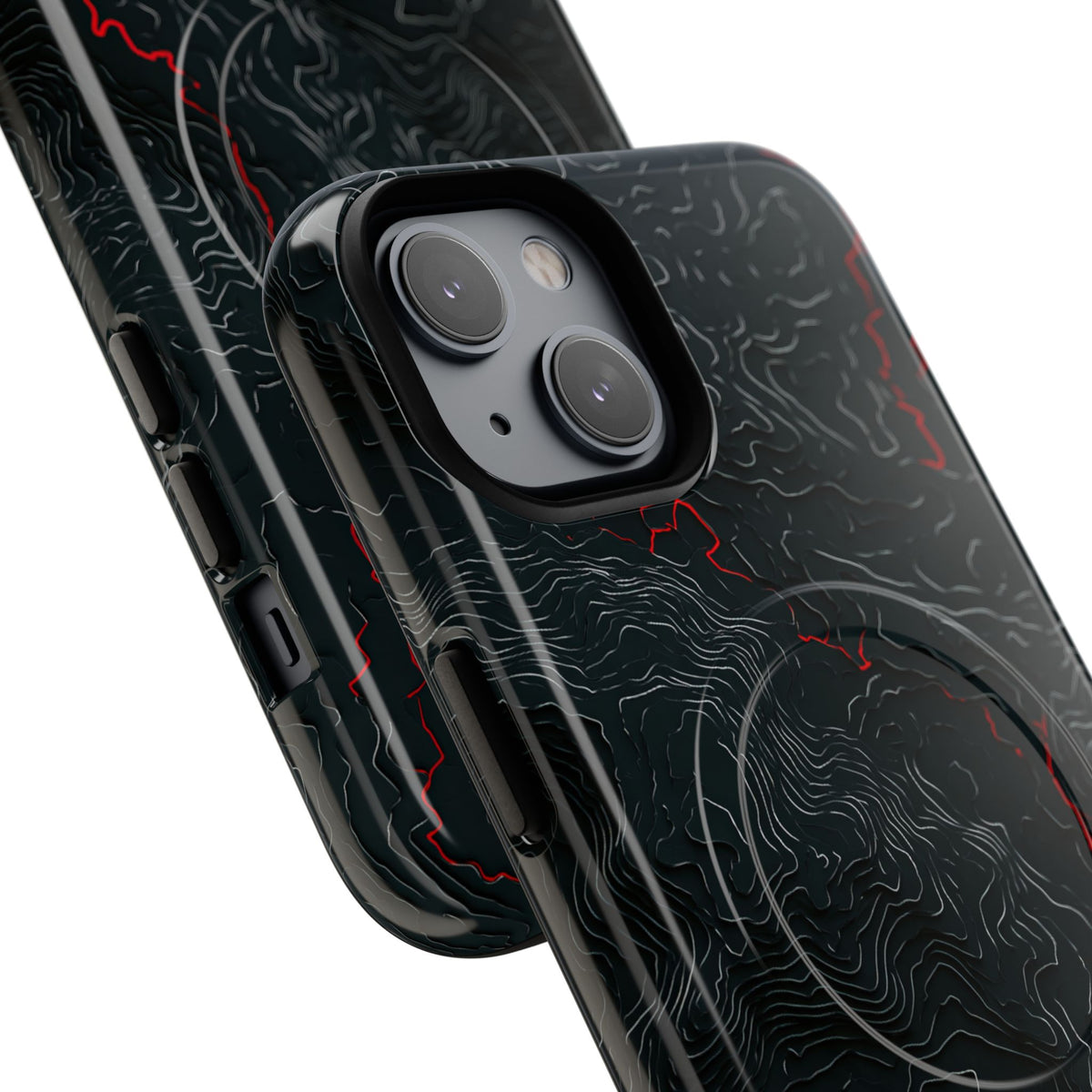 Crimson Rift · Tough 2.0 Magnetic Phone Case for iPhone · Black