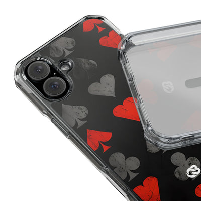 Crimson Ash Suits · Impact Hoesje voor iPhone · Magsafe