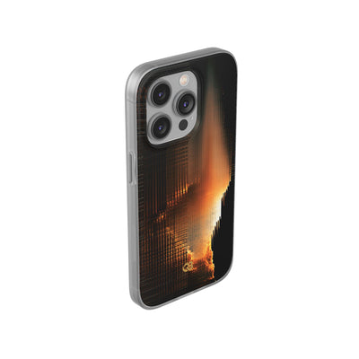 Luminous Grid · Lite Phone Case for iPhone ·  Black