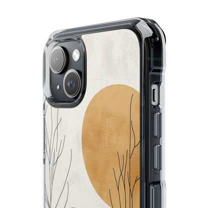 Orange Halo iPhone 15 Plus Cover - Impact